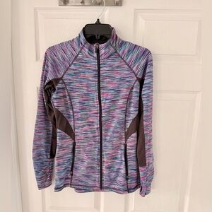 Ideology Women’s Track Jacket Full Zip Athletic Running Workout Multicolor - S